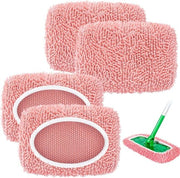 Darrahopens Appliances > Vacuum Cleaners > Vacuum Cleaner Accessories Replacement Mop Covers - Reusable Mop Cloths - For Wet and Dry Cleaning - Pack of 4