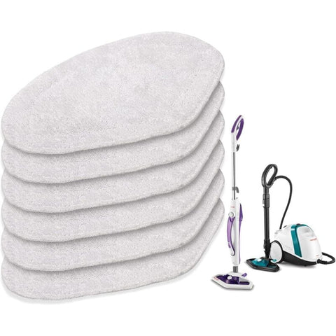 Darrahopens Appliances > Vacuum Cleaners > Vacuum Cleaner Accessories Reusable Microfiber Replacement Pads Compatible With Polti Vaporetto Washable Steam Cleaner Refill Pads (6 Pack)