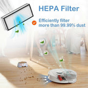 Darrahopens Appliances > Vacuum Cleaners > Vacuum Cleaner Accessories Roborock Q8 Max Q5 Pro Main Brush Side Brush Replacement Kit with HEPA Filter Mop Cloth Plastic