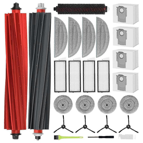 Darrahopens Appliances > Vacuum Cleaners > Vacuum Cleaner Accessories Roborock S8 Maxv Ultra Replacement Parts Main Brush and Side Brush Compatible with Roborock