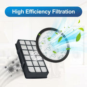 Darrahopens Appliances > Vacuum Cleaners > Vacuum Cleaner Accessories Rowenta RO76XX Vacuum Cleaner HEPA Filter Replacement ZR903701 for Silence Force Cyclonic Model