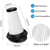Darrahopens Appliances > Vacuum Cleaners > Vacuum Cleaner Accessories Rowenta Vacuum Cleaner Filters 4-Pack Compatible with X-pert 3.60 X-Pert 160 RH72xxx RH6921WO RH6933WO RH6971WO RH6974WO ZR005202 DEBUNS