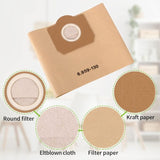 Darrahopens Appliances > Vacuum Cleaners > Vacuum Cleaner Accessories Vacuum Cleaner Bags, 20 Pack Upright Vacuum Cleaner Bags, Paper Filter Bags, For Karcher 6.959-130.0