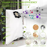 Darrahopens Appliances > Vacuum Cleaners > Vacuum Cleaner Accessories vacuum cleaner bags compatible with Karcher WD4 WD5 WD6 MV4 MV5 MV6 10 pcs