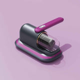 Darrahopens Appliances > Vacuum Cleaners > Vacuums 2-piece Home Cleaning  Bundle - Purple UV Mattress Mite Vacuum Cleaner & White Cordless Handheld Stick Vacuum Set, Wireless Rechargeable Home Car Pet Hair Cleaning Kit