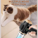 Darrahopens Appliances > Vacuum Cleaners > Vacuums 8-piece  Black Handheld Cordless Vacuum Cleaner & Air Duster 2-in-1(2 x 1500mAh), Portable Car and Home Cleaning Vacuum with Digital Display