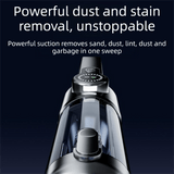 Darrahopens Appliances > Vacuum Cleaners > Vacuums Black and Grey Cordless Handheld Vacuum Cleaner 17000Pa High Suction Portable Rechargeable 5 in 1 Car Home Cleaning Device Multi Function Dust Removal Tool Lightweight Easy Clean ECO MAX Modes