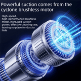 Darrahopens Appliances > Vacuum Cleaners > Vacuums Black and Grey Cordless Handheld Vacuum Cleaner 17000Pa High Suction Portable Rechargeable 5 in 1 Car Home Cleaning Device Multi Function Dust Removal Tool Lightweight Easy Clean ECO MAX Modes