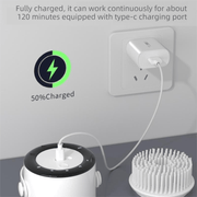 Darrahopens Appliances > Vacuum Cleaners > Vacuums Black and White Cordless 2-in-1 Cleaning Kit  Vacuum cleaner(2 x 2000mAh) and Spin Scrubber Set（Includes three types of brush heads） for Home Car Kitchen Bathroom Cleaning
