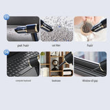 Darrahopens Appliances > Vacuum Cleaners > Vacuums Black Handheld Cordless set   Vacuum Cleaner Air Duster 4-in-1 Mini Vacuum Blower Rechargeable Portable Auto Home Cleaning Tool with Storage Case