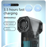 Darrahopens Appliances > Vacuum Cleaners > Vacuums Black  High-speed Handheld Turbo Vacuum and Blower set– ABS Portable Multifunction Duster – 130000 RPM, 8000Pa Suction, 180g Air Pressure, Quick Charge, Multi-Scenario Cleaning for Home, Car, Electronics