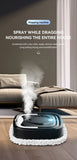 Darrahopens Appliances > Vacuum Cleaners > Vacuums Black P6 Smart Robotic Mop and Floor Cleaner for Full Home Cleansing – High Power, Wet & Dry Dual Use, Obstacle Sensing, Spray Humidifier, 2.5H USB Rechargeable Long Battery Life and 8cm Low-Profile Body, Large 25X 25CM Advanced Mopping Pad (EOFY Promotio