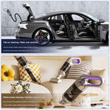 Darrahopens Appliances > Vacuum Cleaners > Vacuums Cordless Handheld Vacuum Cleaner set -  USB Rechargeable Portable Car Vacuum with Detachable Nozzle, Lightweight Dust Buster for Car Interior, Home, Office and Pet Hair