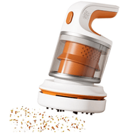 Darrahopens Appliances > Vacuum Cleaners > Vacuums Desk Vacuum Cleaner, Type-c Rechargeable Mini Vacuum Cleaner - Cordless Desk with Flat Nozzle & Brush Attachment | for Keyboard Crumbs, Pet Hair, Paper Scraps （Orange）