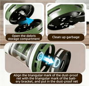 Darrahopens Appliances > Vacuum Cleaners > Vacuums Desk Vacuum Cleaner, Type-c Rechargeable Mini Vacuum Cleaner - Cordless Desk with Flat Nozzle & Brush Attachment | for Keyboard Crumbs, Pet Hair, Paper Scraps （Orange）