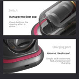Darrahopens Appliances > Vacuum Cleaners > Vacuums Home Handheld Dust Mite Vacuum Cleaner, High-Frequency Dual-Beating + UV Sterilization, Cordless Portable Dust Mite Remover for Mattresses and Sofas, Cordless Portable Dust Mite Remover for Mattresses and Sofas - Red