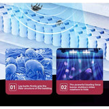 Darrahopens Appliances > Vacuum Cleaners > Vacuums Home Handheld Dust Mite Vacuum Cleaner, High-Frequency Dual-Beating + UV Sterilization, Cordless Portable Dust Mite Remover for Mattresses and Sofas, Cordless Portable Dust Mite Remover for Mattresses and Sofas - Red