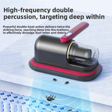 Darrahopens Appliances > Vacuum Cleaners > Vacuums Home Handheld Dust Mite Vacuum Cleaner, High-Frequency Dual-Beating + UV Sterilization, Cordless Portable Dust Mite Remover for Mattresses and Sofas, Cordless Portable Dust Mite Remover for Mattresses and Sofas - Red