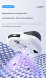 Darrahopens Appliances > Vacuum Cleaners > Vacuums White Automatic Intelligent Walking Mite Removal Robot - UV Sterilisation, High Frequency Beating, Strong Suction, Wireless Rechargeable Bed Vacuum for Mattress, Sofa, Carpet, Pet Hair