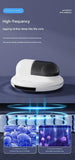 Darrahopens Appliances > Vacuum Cleaners > Vacuums White Automatic Intelligent Walking Mite Removal Robot - UV Sterilisation, High Frequency Beating, Strong Suction, Wireless Rechargeable Bed Vacuum for Mattress, Sofa, Carpet, Pet Hair