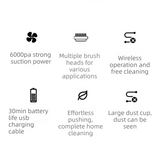 Darrahopens Appliances > Vacuum Cleaners > Vacuums White Cordless Handheld Vacuum Cleaner with Extension Wand -  Wireless Home, Car and Pet Hair Vacuum, USB Rechargeable Lightweight Dust Mite Cleaner