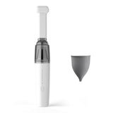 Darrahopens Appliances > Vacuum Cleaners > Vacuums White Mini Portable Car Vacuum Cleaner - 120W Strong Suction, Handheld Wireless, Lightweight 300g, Wet and Dry Use, for Car Interior, Home, Office, and Travel