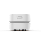 Darrahopens Appliances > Vacuum Cleaners > Vacuums White Portable Handheld Cordless Mini Desktop Vacuum Cleaner - Powerful 10KPA Suction,  Efficient Dust & Debris Collection for Home, Office, and Student Use