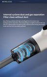Darrahopens Appliances > Vacuum Cleaners > Vacuums White Wireless Stick Vacuum and Stereoscopic Mop with 2 Filters, Swivel Brush Head and 106cm Handled Pole - One Click Operation, 19KPA Super Suction, 300ML Detachable Water Tank, 600ML Dust Cup for Floor Blind Spot and Wet Dry Dual Use