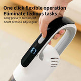 Darrahopens Appliances > Vacuum Cleaners > Vacuums White Wireless Stick Vacuum and Stereoscopic Mop with 2 Filters, Swivel Brush Head and 106cm Handled Pole - One Click Operation, 19KPA Super Suction, 300ML Detachable Water Tank, 600ML Dust Cup for Floor Blind Spot and Wet Dry Dual Use
