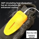 Darrahopens Appliances > Washers, Dryers & Irons > Dryers 1 Pairs Blue Portable USB Shoe Dryer – Intelligent Constant Temp Boot Warmer Built-In Violet Light for Deodorising & 360° All-Round Cyclic Thermal Drying