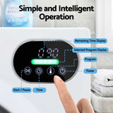 Darrahopens Appliances > Washers, Dryers & Irons > Dryers Devanti 6kg Tumble Dryer, Intelligent Touch Screen Clothes Dryer with 4 Drying Modes Stainless Steel Drum, 54x60x67.5cm