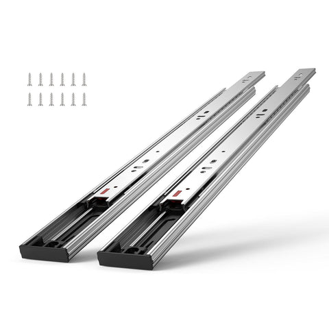 Darrahopens Appliances > Washers, Dryers & Irons > Dryers VEVOR 10 Pairs of 558.8mm Drawer Slides Side Mount Rails, Heavy Duty Full Extension Steel Track, Soft-Close Noiseless Guide Glides Cabinet Kitchen Runners with Ball Bearing, 100 Lbs Load Capacity