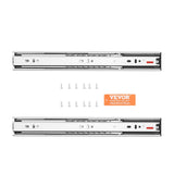 Darrahopens Appliances > Washers, Dryers & Irons > Dryers VEVOR 6 Pairs of 457.2mm Drawer Slides Side Mount Rails, Heavy Duty Full Extension Steel Track, Soft-Close Noiseless Guide Glides Cabinet Kitchen Runners with Ball Bearing, 100 Lbs Load Capacity