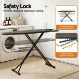 Darrahopens Appliances > Washers, Dryers & Irons > Irons & Ironing Systems Artiss Foldable Ironing Board with Iron Rest Ironing Board for Laundry Room