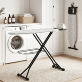 Darrahopens Appliances > Washers, Dryers & Irons > Irons & Ironing Systems Artiss Foldable Ironing Board with Iron Rest Ironing Board for Laundry Room Arrow
