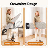 Darrahopens Appliances > Washers, Dryers & Irons > Irons & Ironing Systems Artiss Foldable Ironing Board with Iron Rest Ironing Board for Laundry Room Arrow