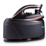Darrahopens Appliances > Washers, Dryers & Irons > Irons & Ironing Systems Professional Steam Station Iron with Ceramic Soleplate and Large Water Tank for Fast Wrinkle Removal on All Fabrics at Home (Black)