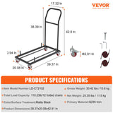 Darrahopens Appliances > Washers, Dryers & Irons > Irons & Ironing Systems VEVOR 12 Chairs Folding Chair Storage Dolly Folding Chairs Rack Heavy Duty Iron