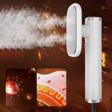 Darrahopens Appliances > Washers, Dryers & Irons > Irons & Ironing Systems White Mini USB Handheld Steamer & Iron Combo - Compact Portable Garment Steamer for Travel & Home Use