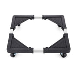 Darrahopens Appliances > Washers, Dryers & Irons > Washing Machines Adjustable Appliance Dolly Stand with 4 Locking Wheels – Expandable Base from 16.9 to 25.6 Inch, Heavy-Duty Furniture Moving Cart for Refrigerator, Washer, Cabinet, Air Conditioner (Black)