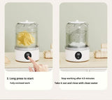 Darrahopens Appliances > Washers, Dryers & Irons > Washing Machines Blue Portable Mini Washing Machine - Rechargeable USB-C Electric Washer for Travel, Delicates & Socks