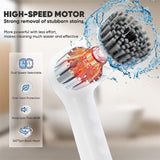 Darrahopens Appliances > Washers, Dryers & Irons > Washing Machines Cordless Electric cleaning brush spin scrubber with 4 replaceable heads for kitchen & bathroom