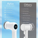 Darrahopens Appliances > Washers, Dryers & Irons > Washing Machines Cordless Electric cleaning brush spin scrubber with 4 replaceable heads for kitchen & bathroom