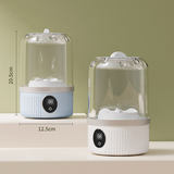 Darrahopens Appliances > Washers, Dryers & Irons > Washing Machines White Portable Mini Washing Machine - Rechargeable USB-C Electric Washer for Travel, Delicates & Socks