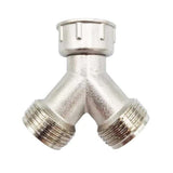 Darrahopens Appliances > Washers, Dryers & Irons > Washing Machines Y-connector for washing machine 3/4 splitter 2-way hose connection Brass FMY