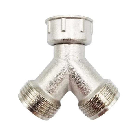 Darrahopens Appliances > Washers, Dryers & Irons > Washing Machines Y-connector for washing machine 3/4 splitter 2-way hose connection Brass FMY