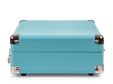 Darrahopens Audio & Video Crosley Cruiser Bluetooth Portable Turntable - Turquoise + Bundled Crosley Record Storage Display Stand