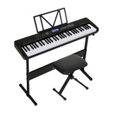 Darrahopens Audio & Video > Musical Instrument & Accessories Alpha 61 Keys Electronic Piano Keyboard Digital Electric w/ Stand Stool Touch