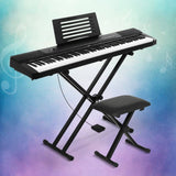 Darrahopens Audio & Video > Musical Instrument & Accessories Alpha 88 Keys Electronic Piano Keyboard Digital Electric w/ Stand Stool Pedal