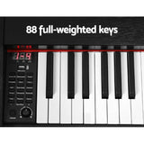 Darrahopens Audio & Video > Musical Instrument & Accessories Alpha 88 Keys Electronic Piano Keyboard Digital Electric w/ Stand Stool Weighted